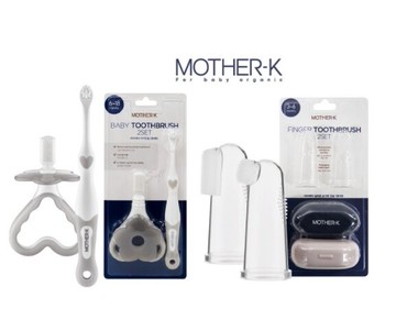 Mother-K 愛心訓練牙刷/指套牙刷收納【六甲媽咪】