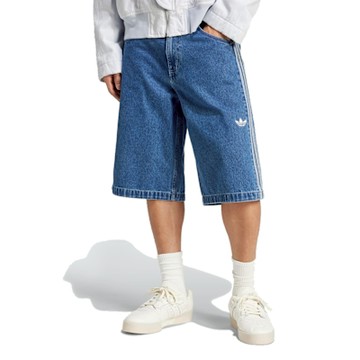 【Adidas 愛迪達】 FIREBIRD SHORT 牛仔丹寧 運動短褲 男 - JC6235