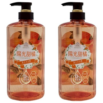 美吾髮 沐浴露 陽光甜橘  700ml  2件