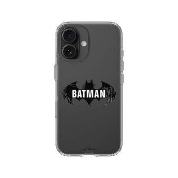 iPhone 16 Clear Case（相機按鈕） 透明 - Batman 蝙蝠俠 - Logo