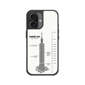iPhone 17 SolidX 黑 - 台北101 - 台北101-建築圖紙