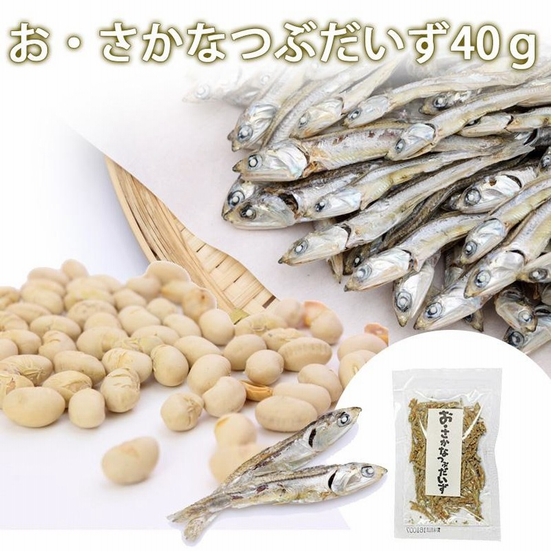 1001647-kf お・さかなつぶだいず 40g【大地】 【1〜4個は