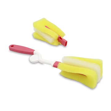 西松屋 替換式旋轉海綿奶瓶刷+替換頭