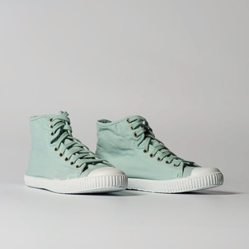 西班牙帆布鞋 高筒款 淡綠色 香香鞋 61997 50