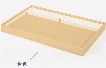 首飾盒 皮首飾盤展示盤珠寶戒指手串看貨盤展示托盤飾品時尚展示盒  瑪麗蘇