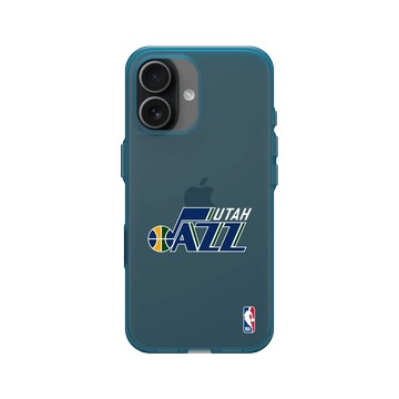 iPhone 17 Clear (相機按鈕) 夜幕藍 - NBA - Logo-猶他爵士 Utah Jazz - Light
