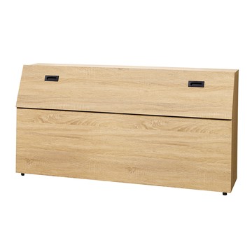 【顛覆設計】簡約收納床頭箱(雙人5尺)梧桐色