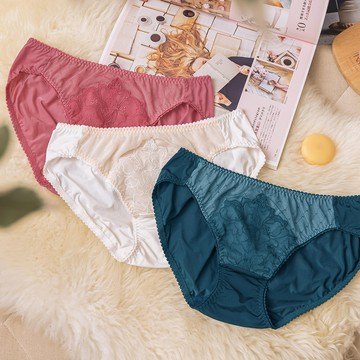 【瑪登瑪朵】無比集中 低腰三角內褲 M-XXL(牙白/嫣玫粉/星夜藍)