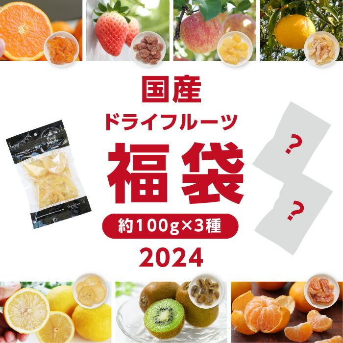 福袋 ドライフルーツ 国産 3袋セット 送料無料 2024 メール便 ドライ おやつ 南信州菓子工房 おつまみ 食品