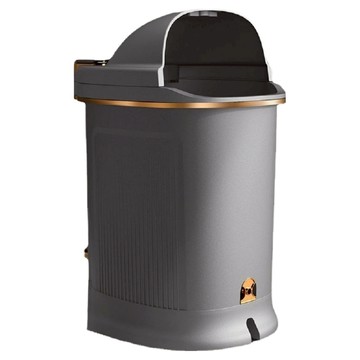 全自動深桶按摩恆溫泡腳機 + 足浴包 30個  AM-2001  黑色