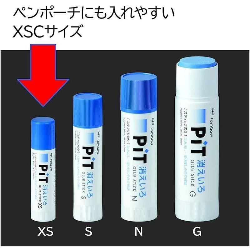 トンボ鉛筆 スティックのり 消えいろピット S 20個 PT-TC-20P - 医療用