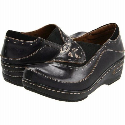 スプリングステップ サンダル シューズ レディース Burbank Black