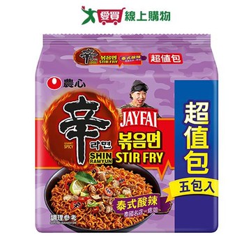 農心辛炒麵泰式酸辣味(5包/袋)【愛買】