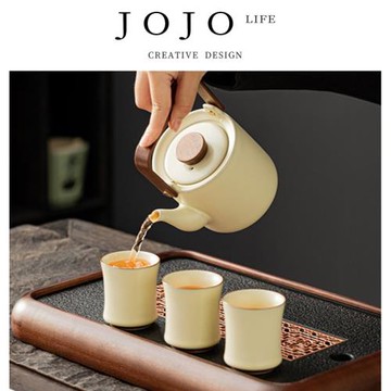 JOJO'S L. PD.紫泉澗.提梁壺功夫茶具套裝陶瓷輕奢家用 | 茬地