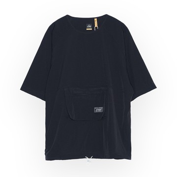 5th STREET｜山形｜中性｜收納吸排短袖T恤｜黑色