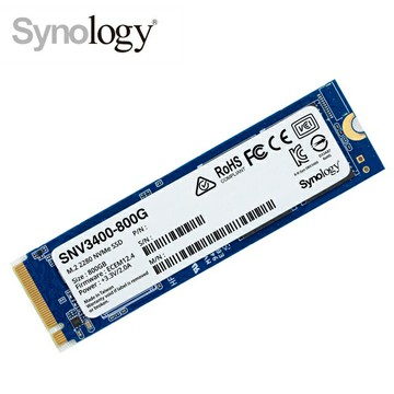 Synology群暉 SNV3410 400G SNV5420 800G M.2 2280 NVMe SSD固態硬碟