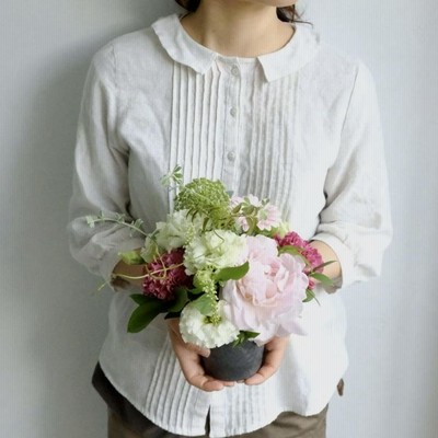 アレンジメント　S【12時まであすつく対応】季節の花ギフト　お祝　誕生日　結婚　記念日　感謝　送別　退職　発表会　出産　女性　男性　フラワーギフト