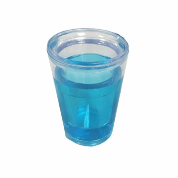 [巴果果]塑料雙層冰杯(藍) PGOB-01-BL
