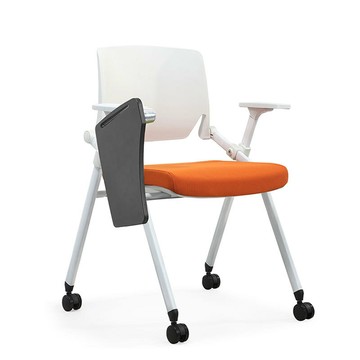 折疊培訓椅帶桌板桌椅一體會議室開會椅培訓班椅子會議椅帶寫字板 雙11全館免運