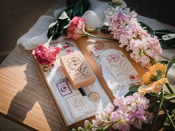 櫸木花草印章系列 -  once upon a time