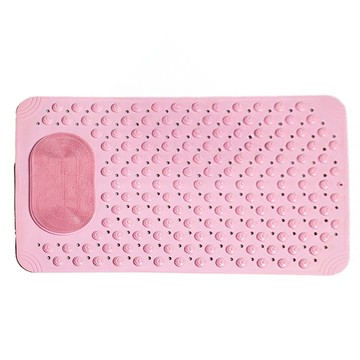小麥購物 浴室防滑地墊 L563  淺粉色  1個  70 x 36cm