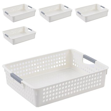 BangJiaShi 幫家適 收納籃 矮款  26.5 x 17 x 7cm  小號06  5個