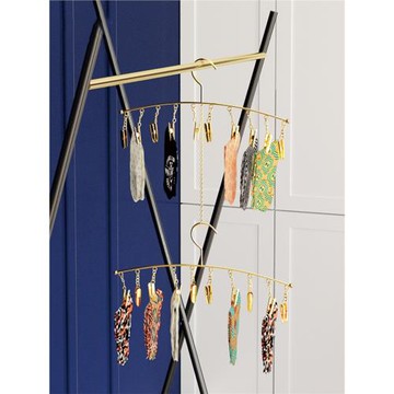 不止收納多功能襪架家用衣柜無痕多層魔術掛衣架多夾子內褲架襪夾