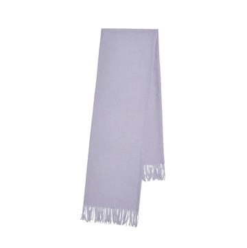 暖心時刻柔軟仿羊絨圍巾(粉紫)-中性