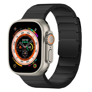 JTLEGEND JTL Lux 不鏽鋼磁吸錶帶  Apple Watch series SE 2020/2022/5/6/7/8/9/Ultra/Ultra2  黑色  1個
