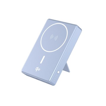 PHILIPS 官方直營 QI2.0 無線磁吸充電10000mAh行動電源-霧藍(36Wh) DLP2719QL (MagSafe 可上飛機)