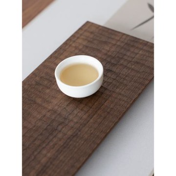 黑胡桃木托盤茶盤極簡風格長方形茶臺茶杯平面托盤日式茶道干泡盤