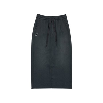 KANGOL 裙子 黑色 丹寧 修身 牛仔長裙 女 6622155020