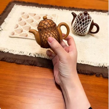 桃園出貨✨茶壺收納網兜紫砂壺防磕碰保護套茶具茶壺蓋碗保護袋戶外旅行配件