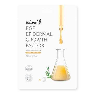 韓國【isLeaf】高效水潤面膜（EGF 表皮生長因子）27mlx10入團購組