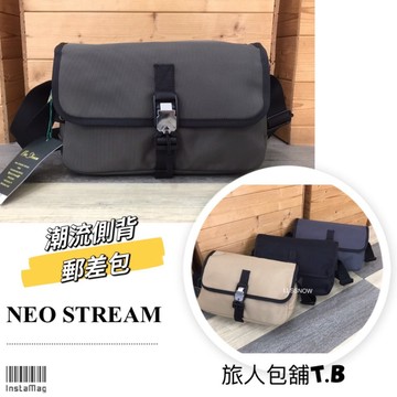 韓國品牌 Neo Stream 翻蓋拉釦 側背包 斜背包 翻蓋包 郵差包 男用包 男生包包 尼龍側背包