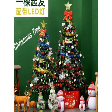 Christmas Tree Xmas 圣誕樹套裝1.5米1.8m家用發光圣誕節裝飾LED