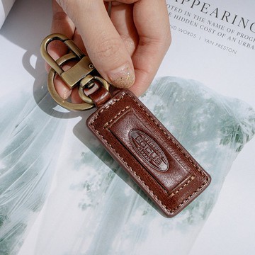 真皮皮革鑰匙圈 / 義大利植鞣皮革 / 送禮推薦