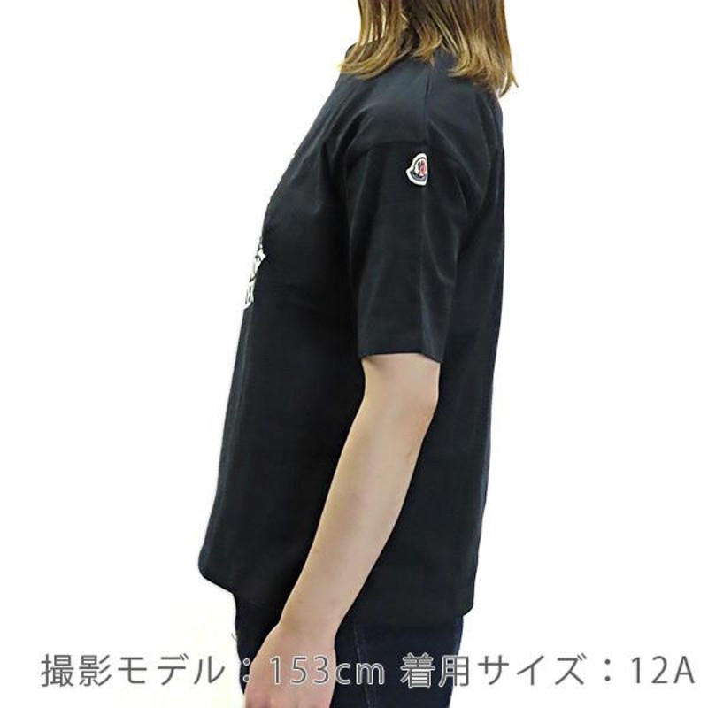 MONCLER モンクレール T-Shirt キッズ フロントロゴ 半袖 大人OK 12A