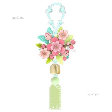 【隔曰到貨】永生花風鈴 花瓣積木 好看挂件 裝飾 拼裝 治癒系花朵 掛飾 送朋友生日禮物