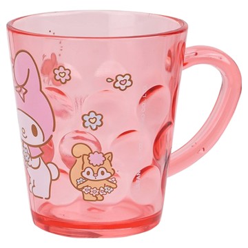 LiLFANT 三麗鷗 美樂蒂 握把杯子 230ml 可愛卡通水杯  粉紅色  1個