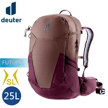 【Deuter 德國 25SL FUTURA 透氣網架背包《紫》】3400221/戶外休閒包/健行登山包
