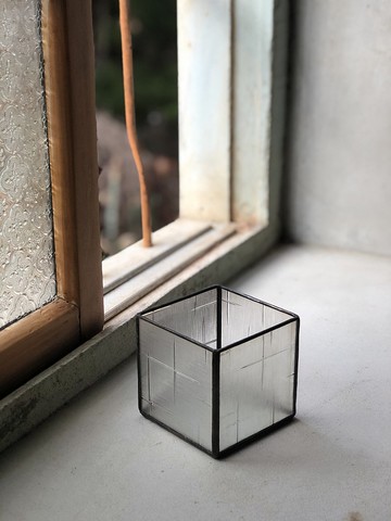 十字花手工鑲嵌花器(小)