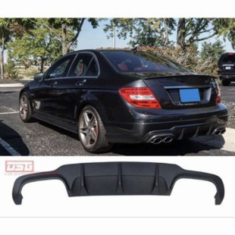 メルセデスー Cクラス W4 ディフューザー Amgルック バンパー C63 エアロ C180 C0 C250 C300 C350 通販 Lineポイント最大1 0 Get Lineショッピング