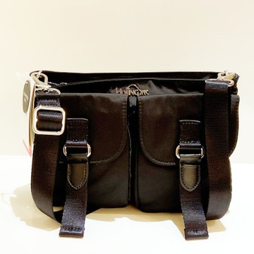 Kipling Tessa  黑色素面斜背包#5182005