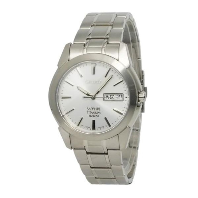 セイコー SEIKO クオーツ メンズ チタニウム 腕時計 SGG727P1 ホワイト