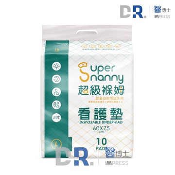 【醫博士專營店】超級褓姆看護墊 L號 60×75cm (10片/包，18包/箱) 彩包