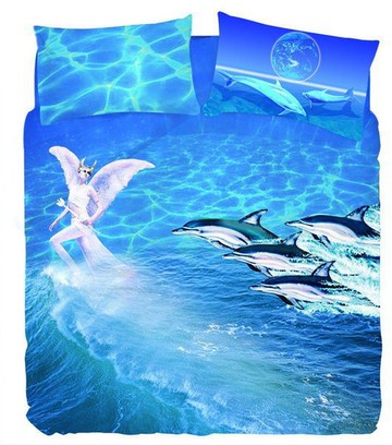 精靈工廠水精靈雙人床包4件套