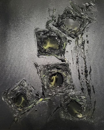 抽象画 幻想精灵 原创艺术 象征主义 艺术品 室内墙面艺术