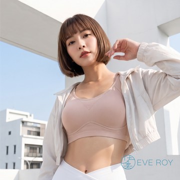 【伊柔 EVEROY】透氣無鋼圈防走光輕運動M-3XL內衣 W013-31 粉