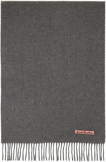 Acne Studios 灰色 Narrow Fringe 围巾